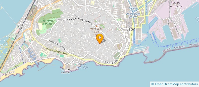 localisation de l'entreprise JP FRANCE  SETE