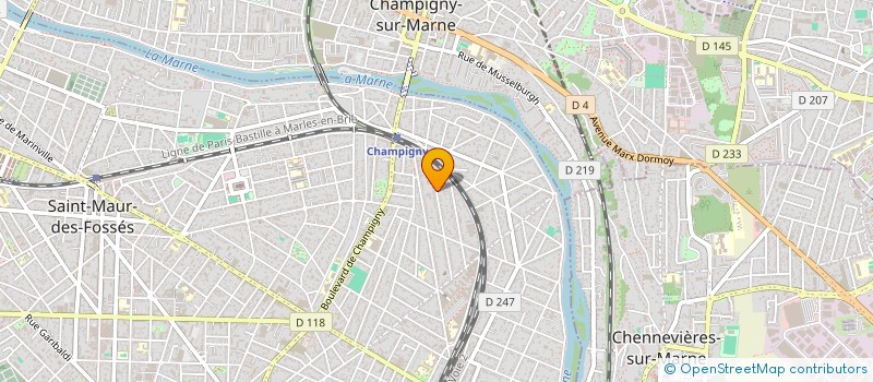 localisation de l'entreprise JP FROID CLIM SAS à SAINT-MAUR-DES-FOSSES