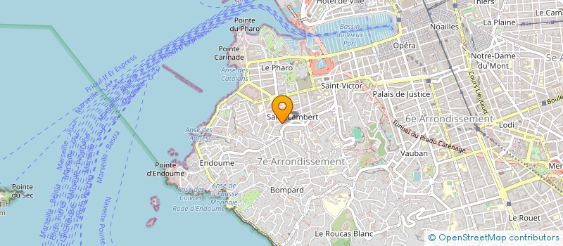 localisation de l'entreprise JP&G CONSEIL à MARSEILLE