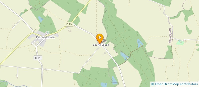 localisation de l'entreprise JP.G.FOCH  PIERRE-LEVEE