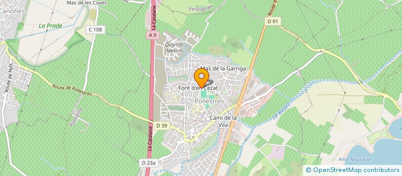 localisation de l'entreprise JP&G INVEST  POLLESTRES