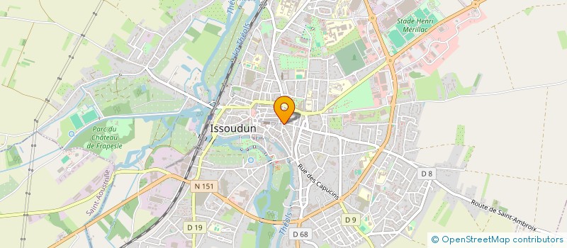 localisation de l'entreprise JP GESTION à ISSOUDUN