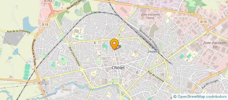 localisation de l'entreprise JP HEUZARD à CHOLET