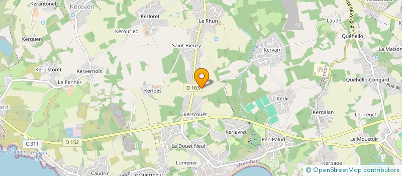 localisation de l'entreprise JP HOLDING M à PLOEMEUR