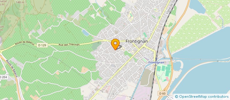 localisation de l'entreprise JP.I. à FRONTIGNAN