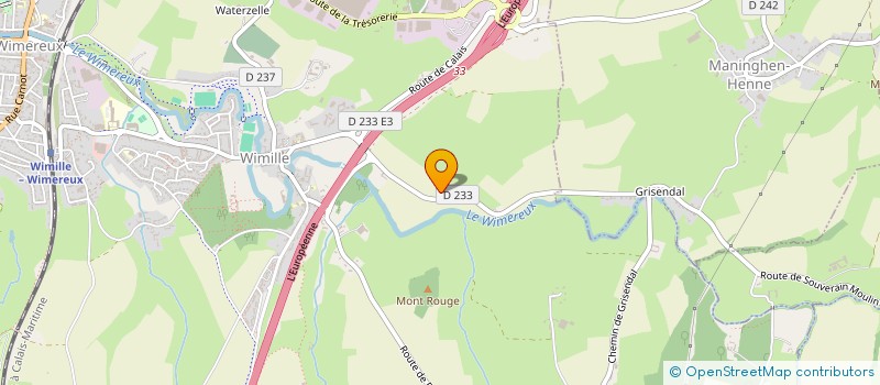 localisation de l'entreprise JP IMMO 2  WIMILLE