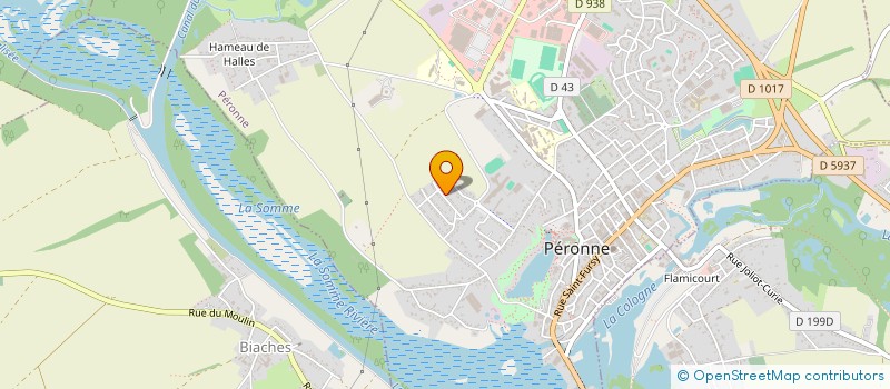 localisation de l'entreprise JP IMMO à PERONNE