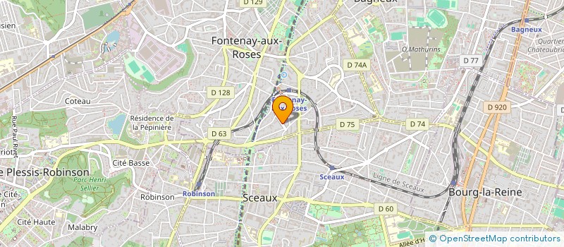 localisation de l'entreprise JP IMMOBILIER à FONTENAY-AUX-ROSES