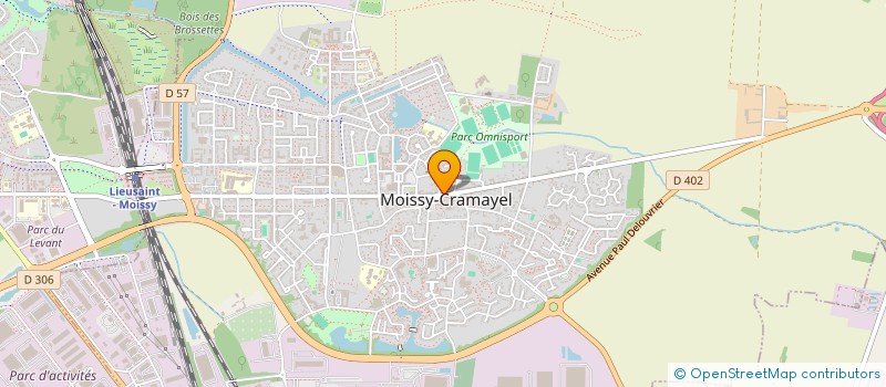 localisation de l'entreprise JP IMMOBILIER à MOISSY-CRAMAYEL