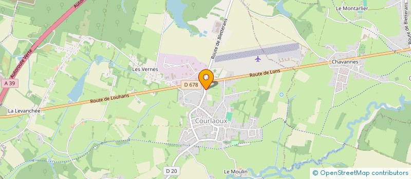 localisation de l'entreprise JP INFO VENTE  COURLAOUX