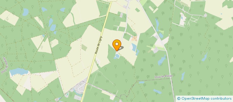 localisation de l'entreprise JP INGENIERIE  JOUY-LE-POTIER