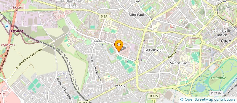 localisation de l'entreprise JP ' INVEST à CAEN