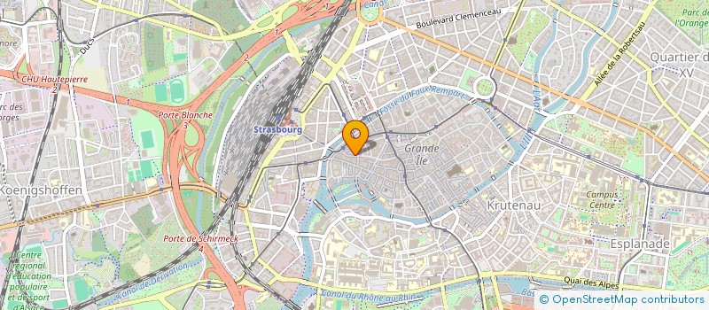 localisation de l'entreprise JP INVEST à STRASBOURG