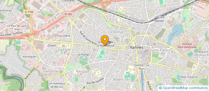 localisation de l'entreprise JP INVEST à VANNES