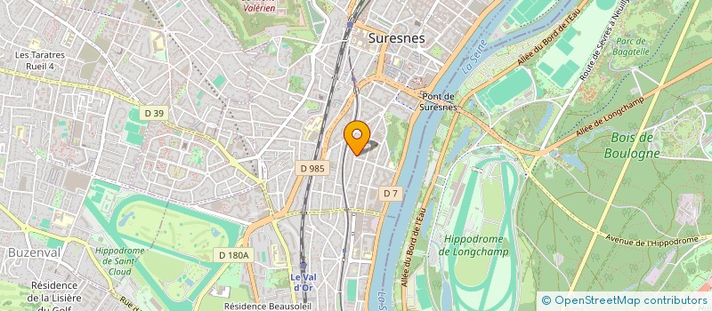 localisation de l'entreprise JP INVEST à SURESNES