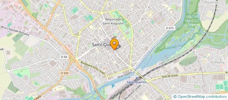localisation de l'entreprise JP INVESTS à SAINT-QUENTIN
