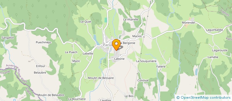 localisation de l'entreprise JP JOLISTIQUE  PARLAN