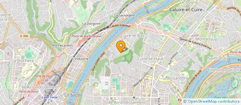 localisation de l'entreprise JP JUVACE  CALUIRE ET CUIRE