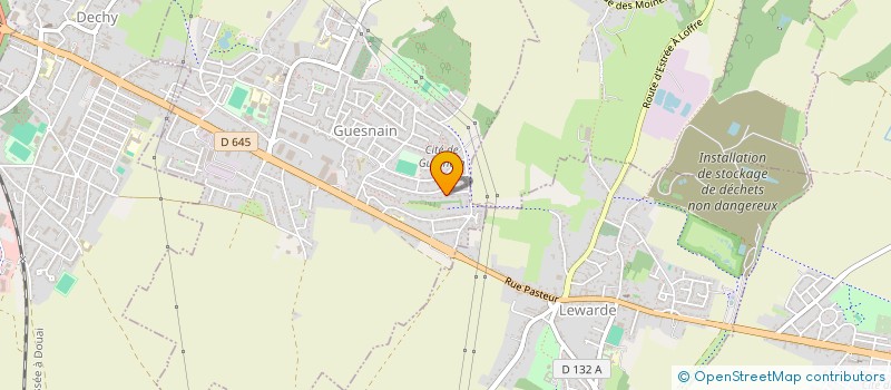 localisation de l'entreprise JP MAINTENANCE ET SERVICES  GUESNAIN