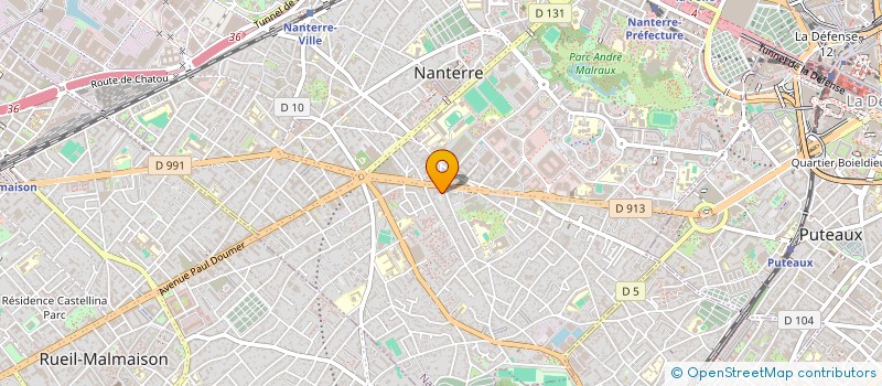 localisation de l'entreprise JP MAKANZU ACCESSORIES à NANTERRE