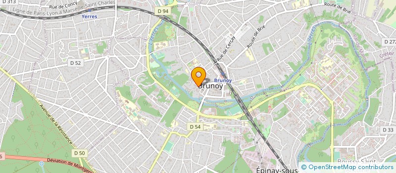 localisation de l'entreprise JP MALLETON à BRUNOY