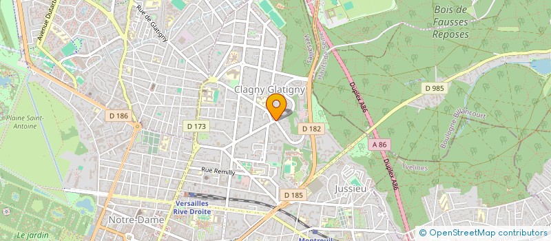 localisation de l'entreprise JP-MAT  VERSAILLES