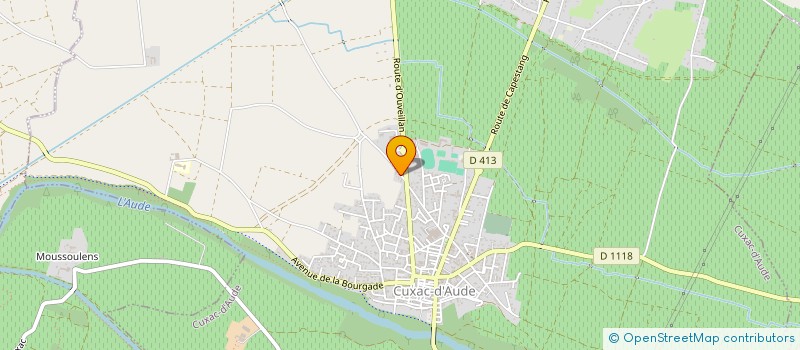 localisation de l'entreprise JP MECA  CUXAC-D'AUDE