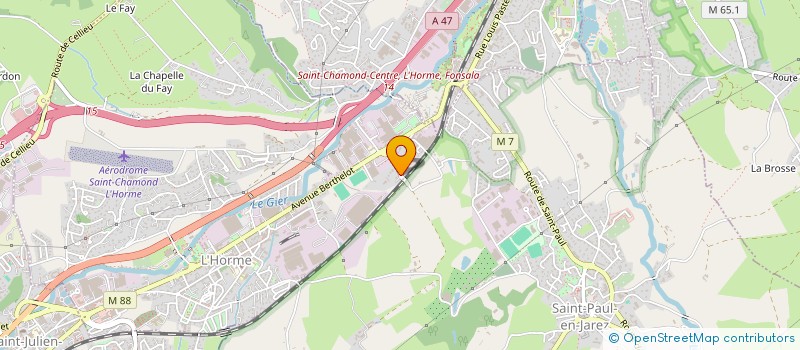 localisation de l'entreprise JP MECA INDUSTRIE  L'HORME