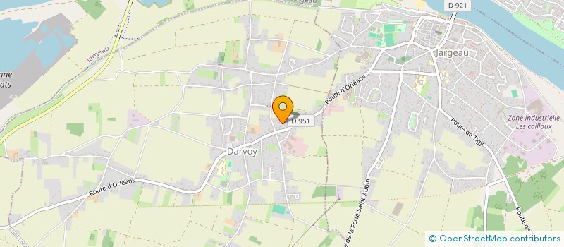 localisation de l'entreprise JP.MONTER à DARVOY