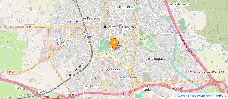 localisation de l'entreprise JP MORLON à SALON-DE-PROVENCE