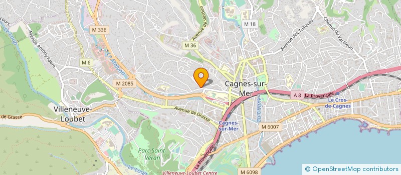 localisation de l'entreprise JP NETTOYAGE à CAGNES-SUR-MER