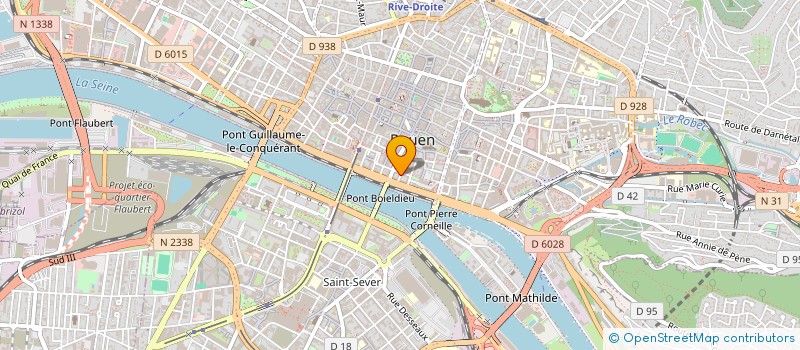 localisation de l'entreprise JP NETWORK à ROUEN