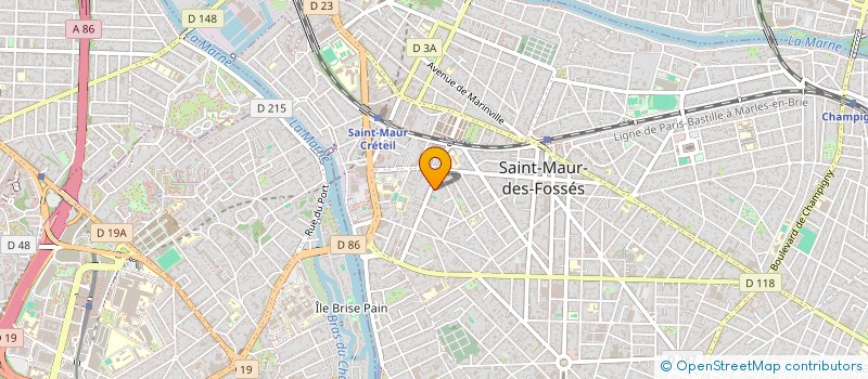 localisation de l'entreprise JP NOVUM à SAINT-MAUR-DES-FOSSES