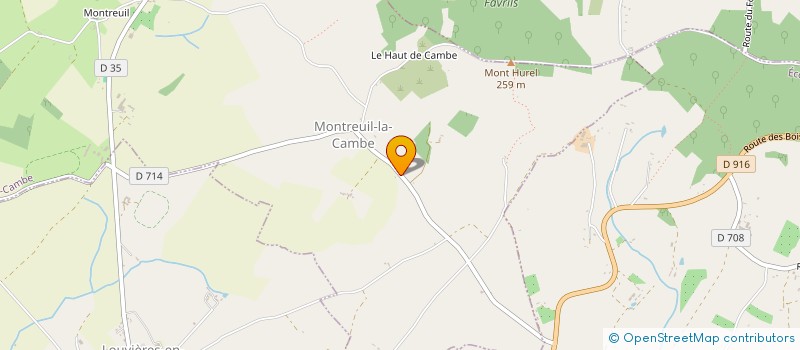 localisation de l'entreprise JP ONLINE à GOUFFERN EN AUGE