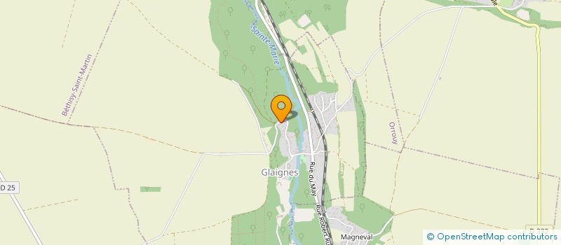 localisation de l'entreprise JP.OSSOWSKI  GLAIGNES