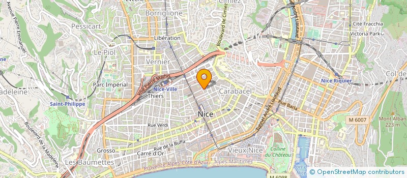 localisation de l'entreprise JP PACI à NICE