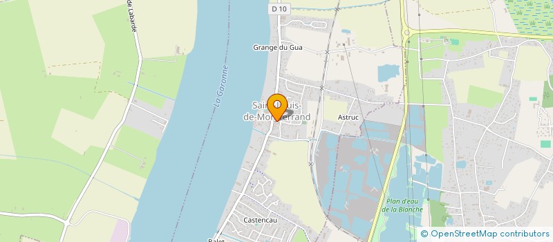 localisation de l'entreprise JP PEINTURE 33  SAINT VINCENT DE PAUL