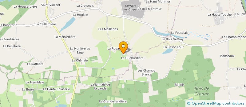 localisation de l'entreprise JP PLAC  GUIPEL