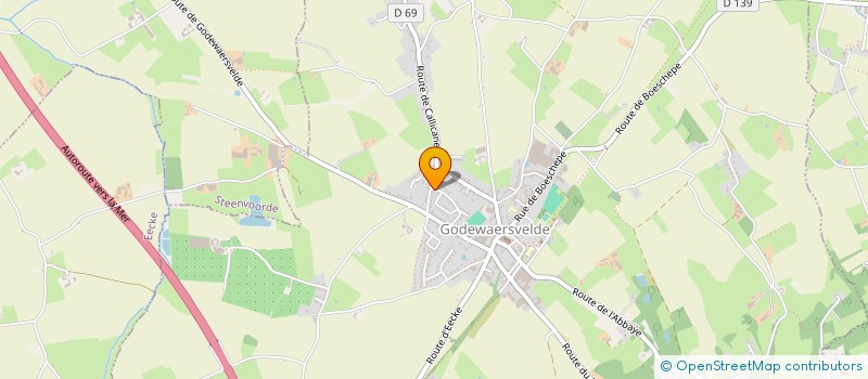 localisation de l'entreprise JP PLADYS IMMOBILIER  GODEWAERSVELDE