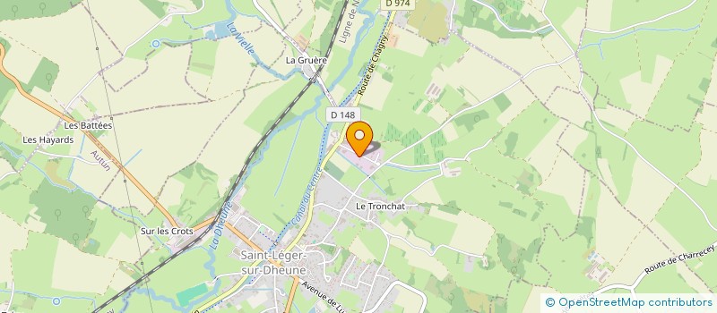 localisation de l'entreprise JP PLIAGE  SAINT-LEGER-SUR-DHEUNE