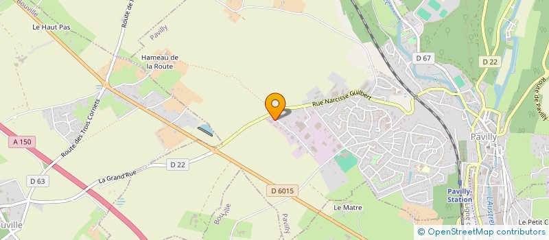 localisation de l'entreprise JP PRESTA  PAVILLY