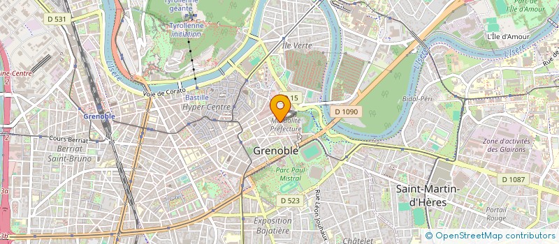 localisation de l'entreprise JP PROPRETE MULTI SERVICES à GRENOBLE