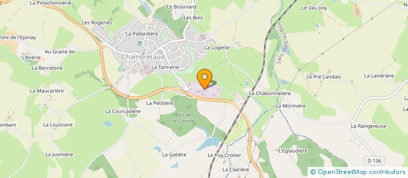 localisation de l'entreprise JP RACING BIKE à CHANVERRIE