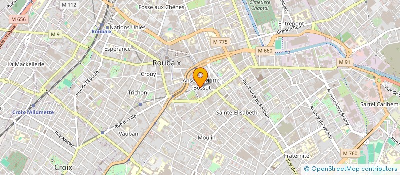 localisation de l'entreprise JP REAL ESTATE  ROUBAIX