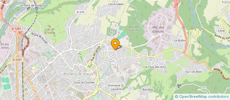 localisation de l'entreprise JP RENOVATION à ANNECY