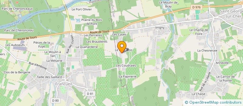 localisation de l'entreprise JP RENOVATION  SAINT-GEORGES-SUR-CHER