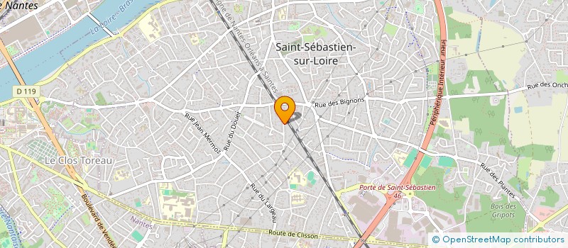 localisation de l'entreprise JP RENOVATION  SAINT-SEBASTIEN-SUR-LOIRE