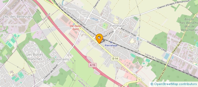 localisation de l'entreprise JP RENOVATION  PIERRELAYE