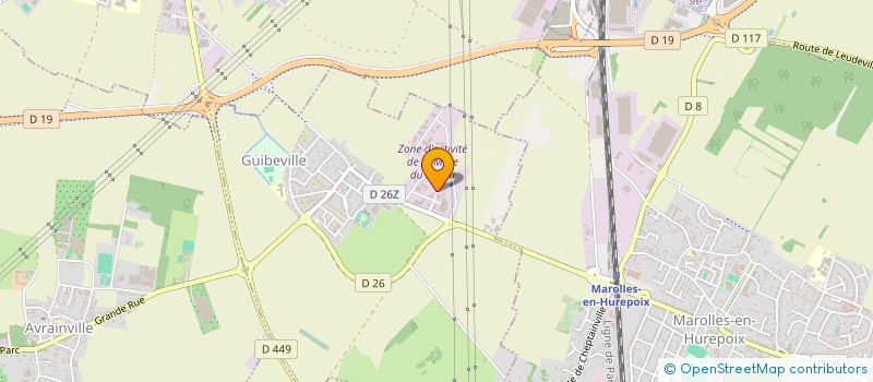localisation de l'entreprise JP SERVICES à GUIBEVILLE