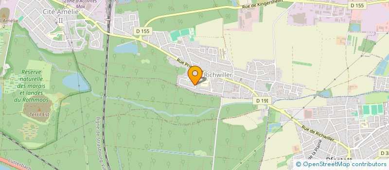 localisation de l'entreprise JP SERVICES SARL  RICHWILLER